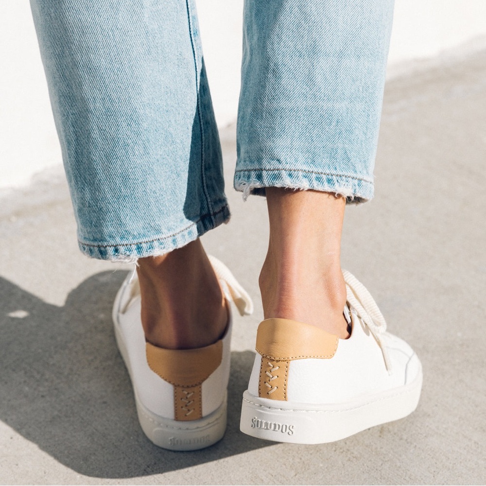 Soludos The Ibiza ™️ white leather sneaker 6.5